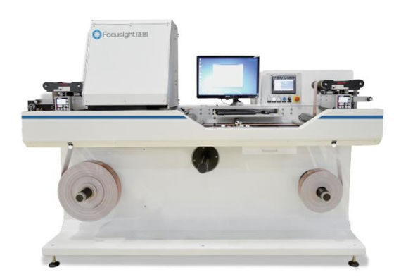 μηχανή επιθεώρησης εκτύπωσης ετικετών εγγράφου υφάσματος πλάτους 330mm