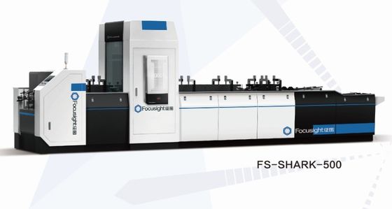 Fs-καρχαρίας-500 με τη δίδυμη μηχανή εκτύπωσης χαρτοκιβωτίων συστημάτων FMCG απόρριψης
