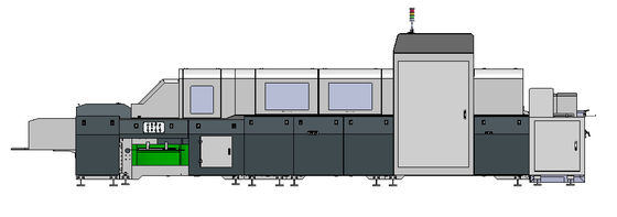 250m/Min μηχανή ποιοτικής επιθεώρησης μεγάλης εκτύπωσης για το συσκευάζοντας κιβώτιο ουίσκυ